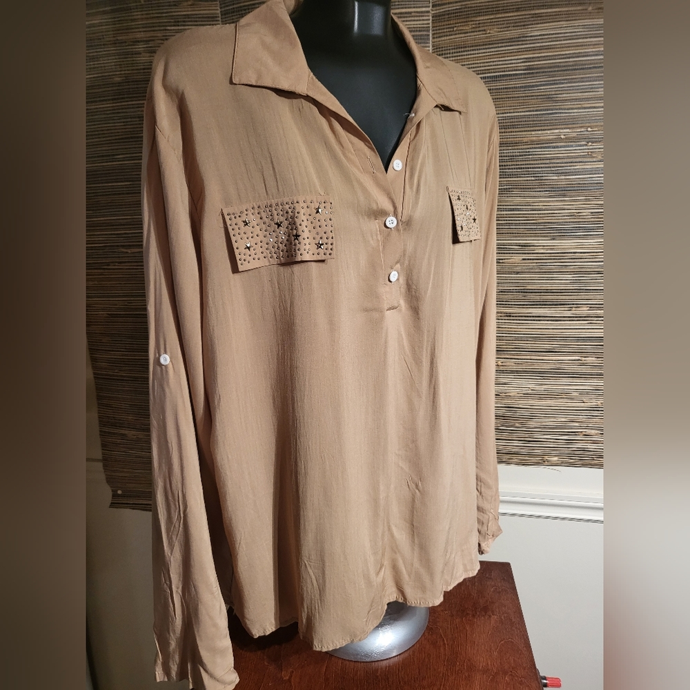 Fawn studded long sleeve